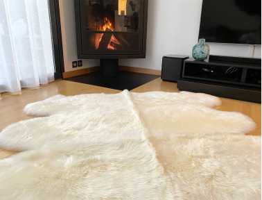 tapis peau de mouton 6 peaux