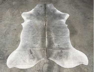 Réf.A906 - Tapis peau de vache grise bringée naturelle
