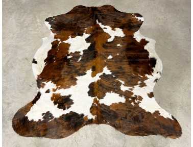 Réf.A919 - Tapis peau de vache tricolore