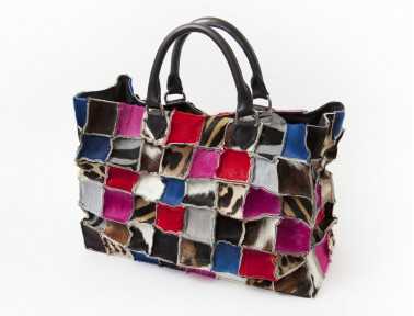 Sac a main peau de vache sale