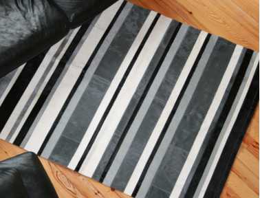 Tapis Patchwork Ibiza en Peau de vache