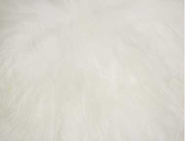 Coussin en mouton Islandais blanc SIMPLE FACE
