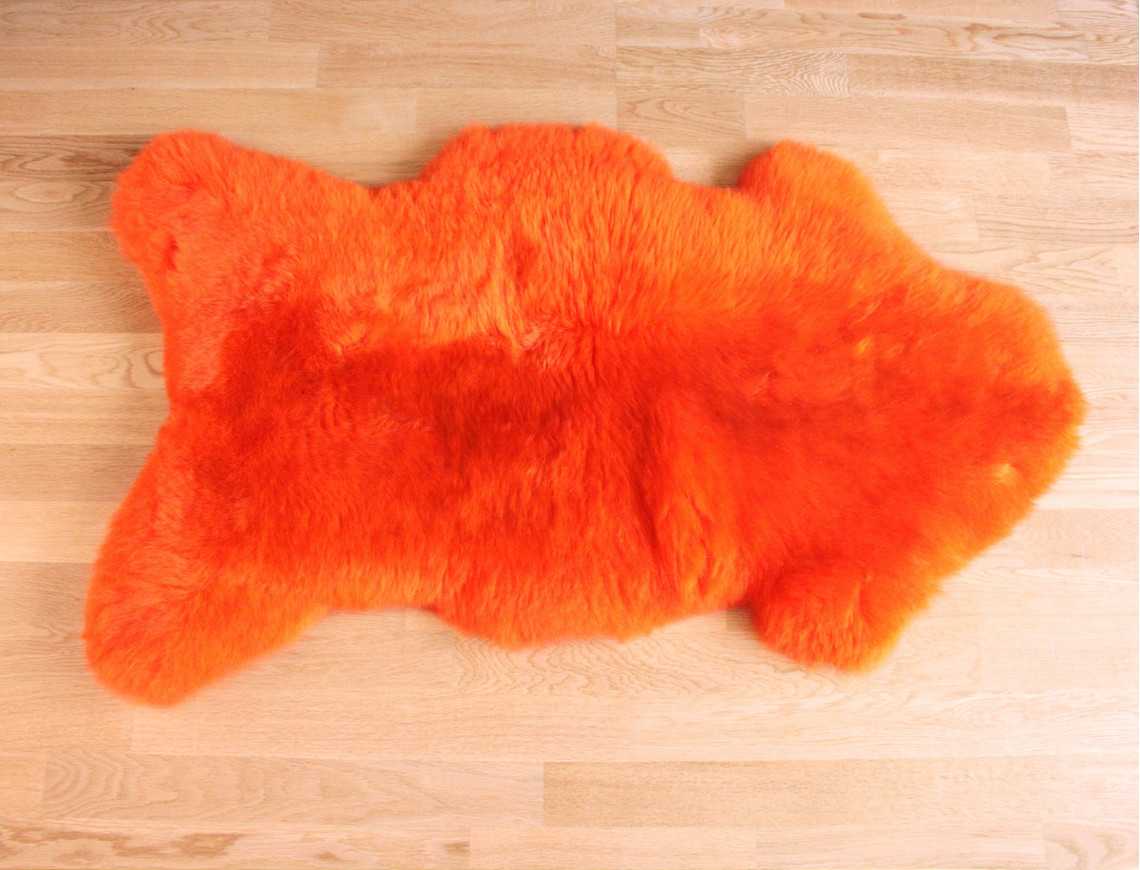 Peau de mouton teintée