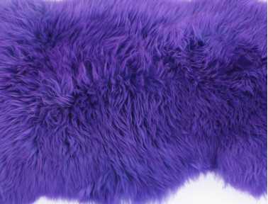 Peau de mouton teintée