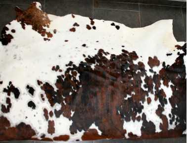 Demi-peau de vache Normande claire pour tapisserie