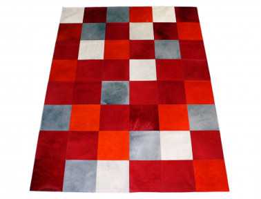 Tapis Patchwork en Peau de vache normande