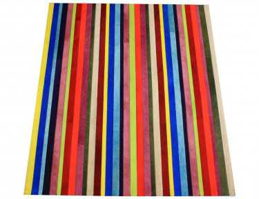 Tapis Patchwork Ibiza en Peau de vache