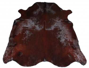 Peau de vache teintée Marron foncé