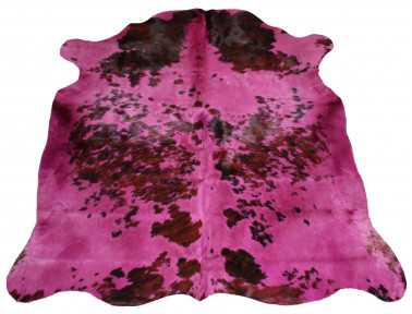 Peau de vache Naturelle teintée rose parme