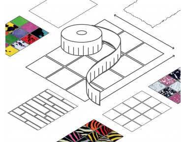 Custom patchwork rug made of cowhide (with 3D visualization)