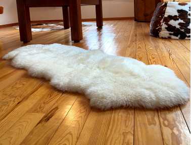 Tapis mouton double