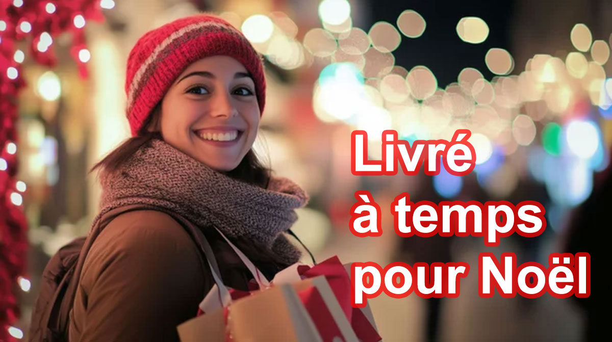 Livré à temps pour Noel