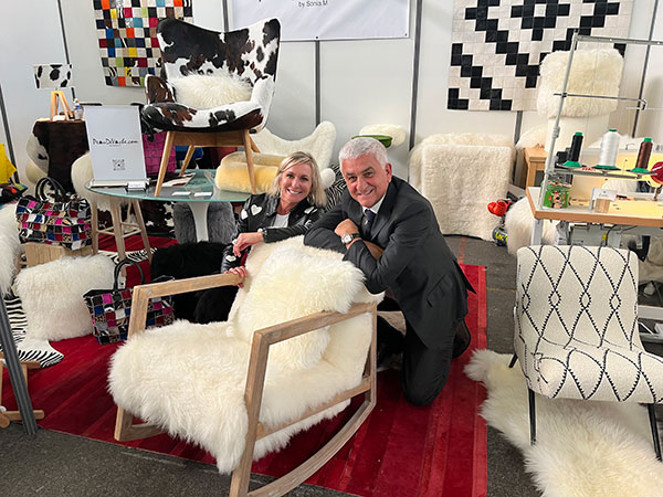 Salon FENO, visite de Mr Morin